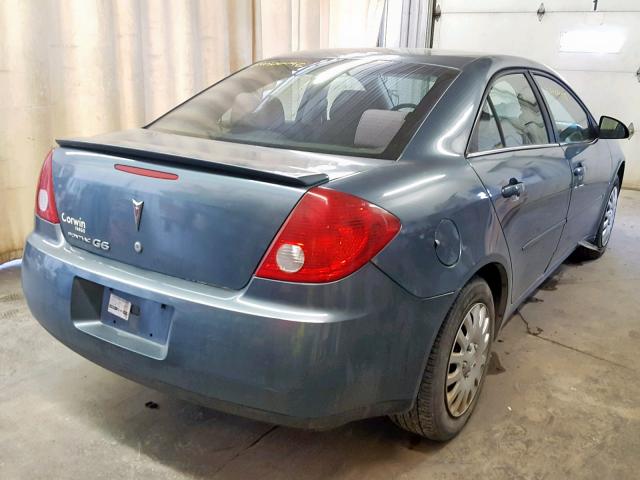 1G2ZF55B364228674 - 2006 PONTIAC G6 SE BLUE photo 4