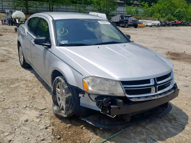 1B3BD4FB2BN609028 - 2011 DODGE AVENGER EX SILVER photo 1