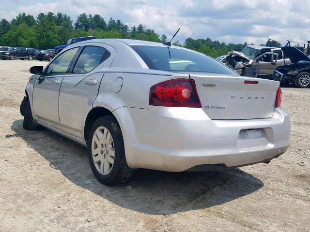 1B3BD4FB2BN609028 - 2011 DODGE AVENGER EX SILVER photo 3