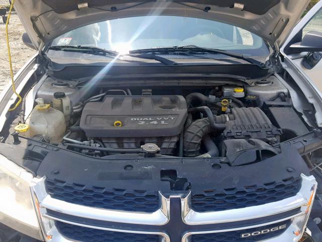 1B3BD4FB2BN609028 - 2011 DODGE AVENGER EX SILVER photo 7