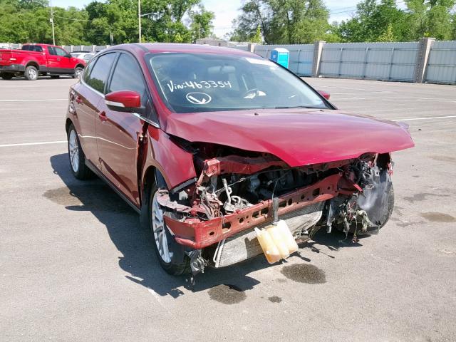 1FADP3N27EL463354 - 2014 FORD FOCUS TITA RED photo 1