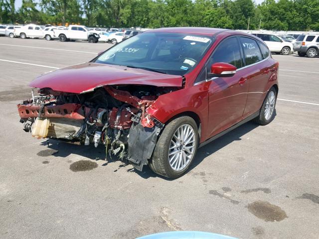 1FADP3N27EL463354 - 2014 FORD FOCUS TITA RED photo 2