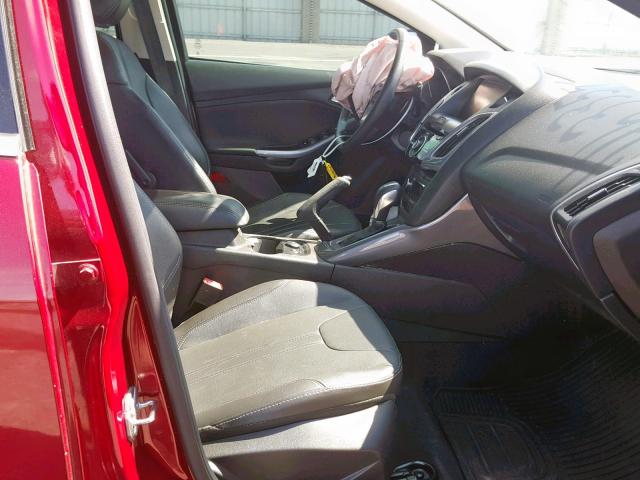 1FADP3N27EL463354 - 2014 FORD FOCUS TITA RED photo 5