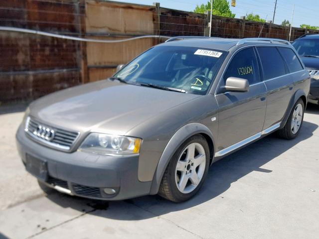 WA1YD64B22N081511 - 2002 AUDI ALLROAD GRAY photo 2