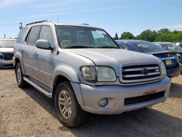 5TDBT48A54S231578 - 2004 TOYOTA SEQUOIA LI SILVER photo 1