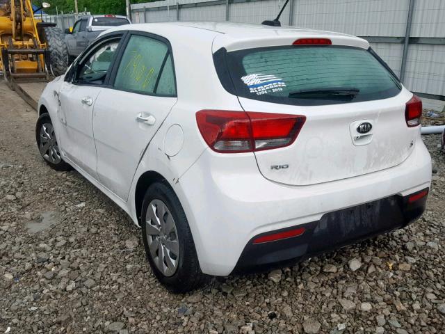 3KPA25AB8JE119659 - 2018 KIA RIO LX WHITE photo 3