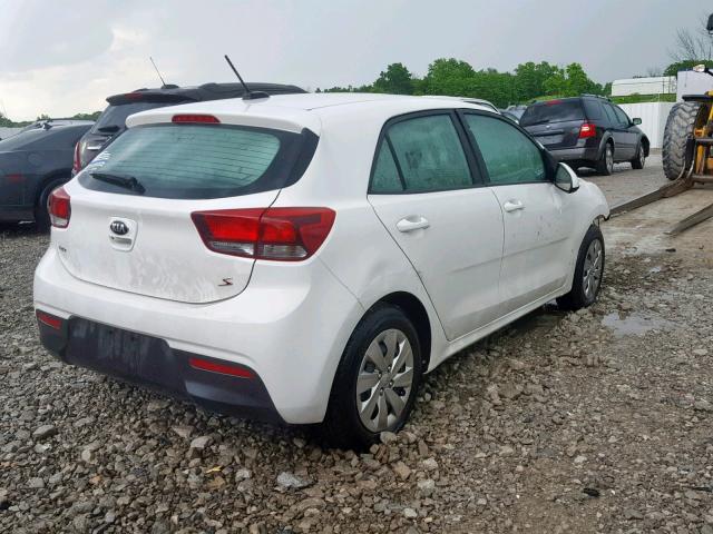 3KPA25AB8JE119659 - 2018 KIA RIO LX WHITE photo 4