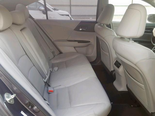 1HGCR3F81DA018364 - 2013 HONDA ACCORD EXL GRAY photo 6