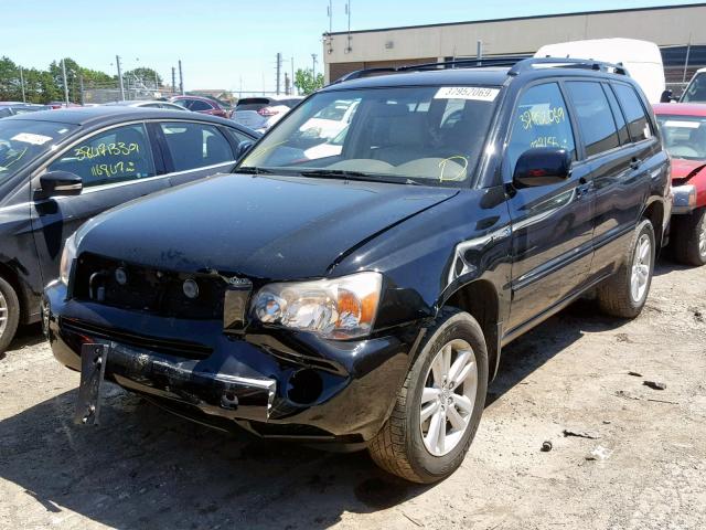 JTEEW21A560028517 - 2006 TOYOTA HIGHLANDER BLACK photo 2