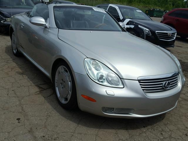 JTHFN48Y820023105 - 2002 LEXUS SC 430 SILVER photo 1