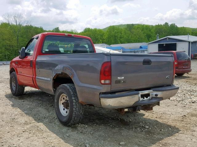 1FTSF30F13EA74760 - 2003 FORD F350 SRW S RED photo 3