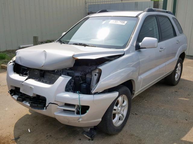 KNDJF723X57061194 - 2005 KIA NEW SPORTA SILVER photo 2