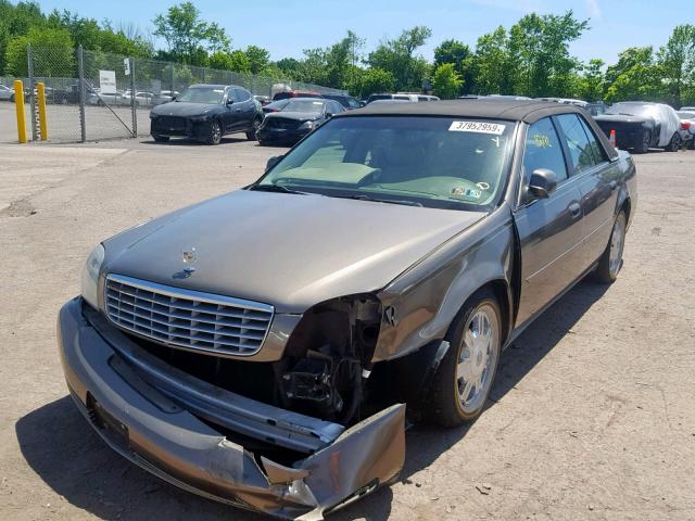 1G6KD54Y73U110411 - 2003 CADILLAC DEVILLE BROWN photo 2