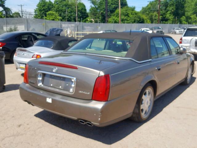 1G6KD54Y73U110411 - 2003 CADILLAC DEVILLE BROWN photo 4