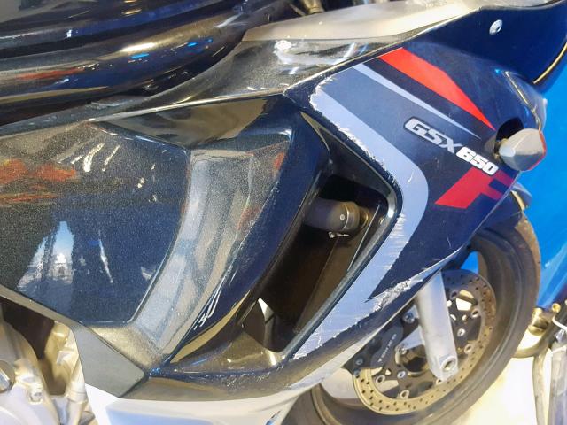 JS1GP74A382103784 - 2008 SUZUKI GSX650 F BLACK photo 9