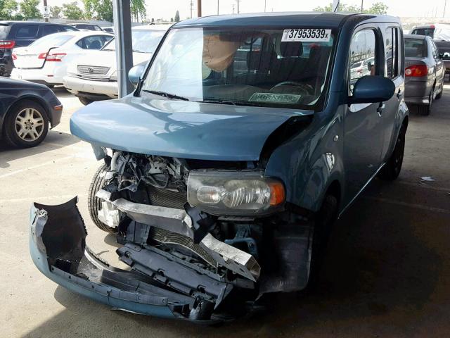 JN8AZ28R19T116199 - 2009 NISSAN CUBE BASE BLUE photo 2