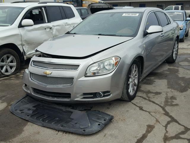 1G1ZK577X8F223648 - 2008 CHEVROLET MALIBU LTZ ვერცხლისფერი ფოტო 2