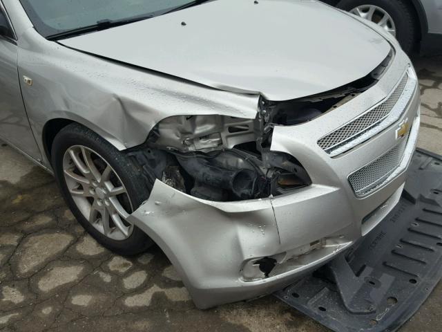 1G1ZK577X8F223648 - 2008 CHEVROLET MALIBU LTZ ვერცხლისფერი ფოტო 9