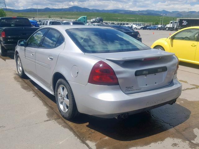 2G2WS542551192139 - 2005 PONTIAC GRAND PRIX SILVER photo 3