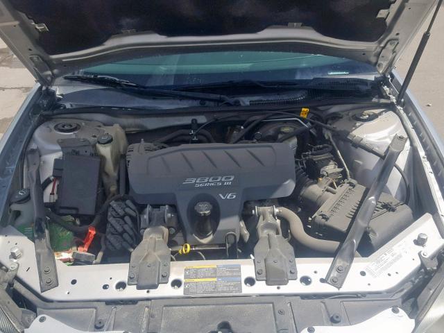 2G2WS542551192139 - 2005 PONTIAC GRAND PRIX SILVER photo 7