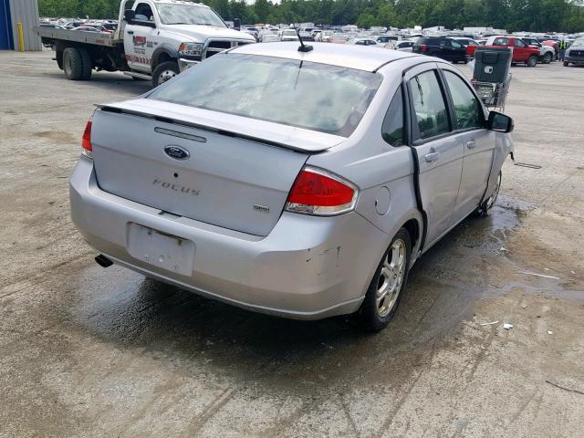 1FAHP36N19W236515 - 2009 FORD FOCUS SES SILVER photo 4