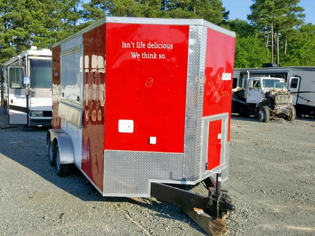 7H2BE1424KD009196 - 2019 ROCK TRAILER RED photo 1