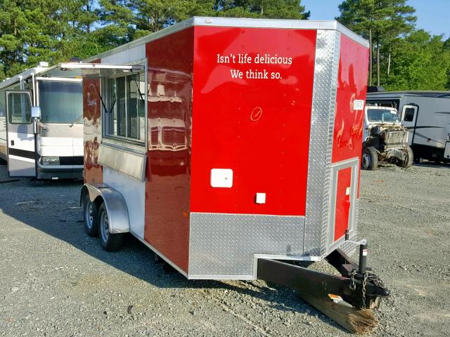 7H2BE1424KD009196 - 2019 ROCK TRAILER RED photo 8