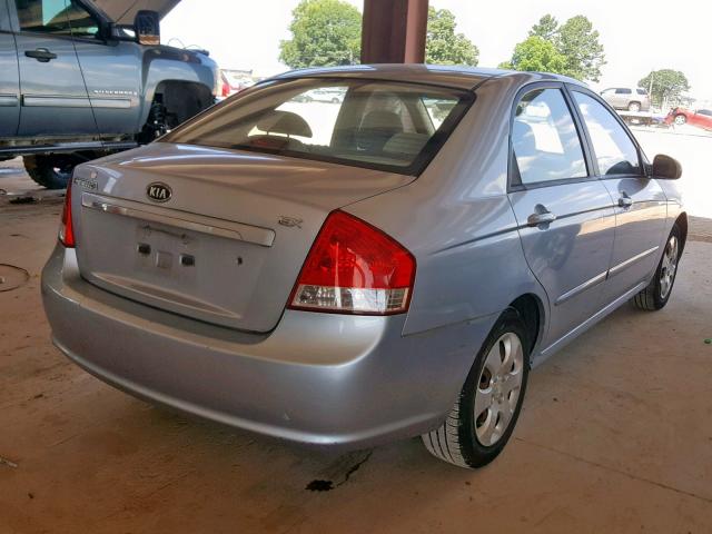 KNAFE121575474429 - 2007 KIA SPECTRA EX BLUE photo 4