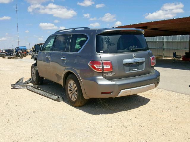 JN8AY2NDXJX001092 - 2018 NISSAN ARMADA SV CHARCOAL photo 3