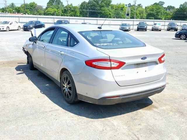 1FA6P0G7XE5356562 - 2014 FORD FUSION S SILVER photo 3