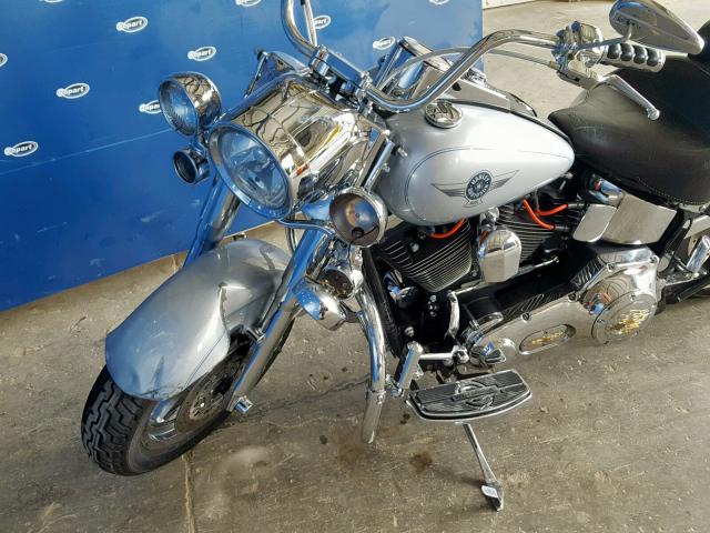 1HD1BXB161Y069581 - 2001 HARLEY-DAVIDSON FLSTFI SILVER photo 9