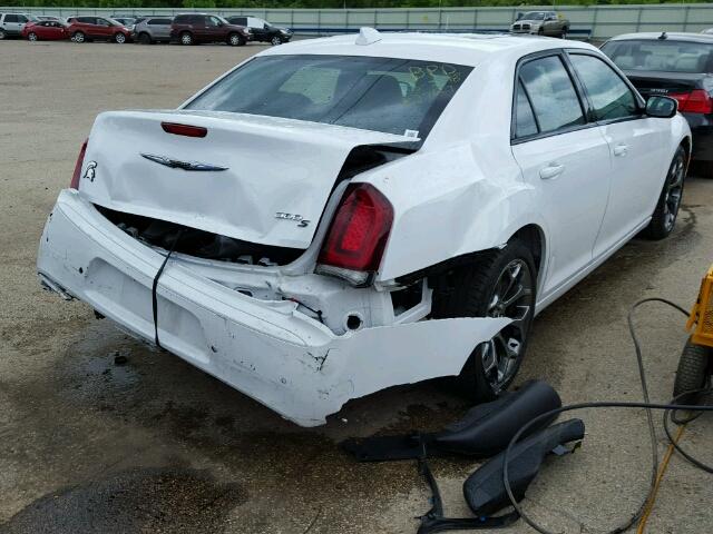 2C3CCABG9JH152767 - 2018 CHRYSLER 300 S WHITE photo 4