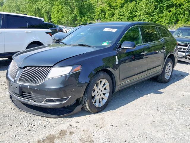 2LMHJ5NK0EBL53108 - 2014 LINCOLN MKT BLACK photo 2