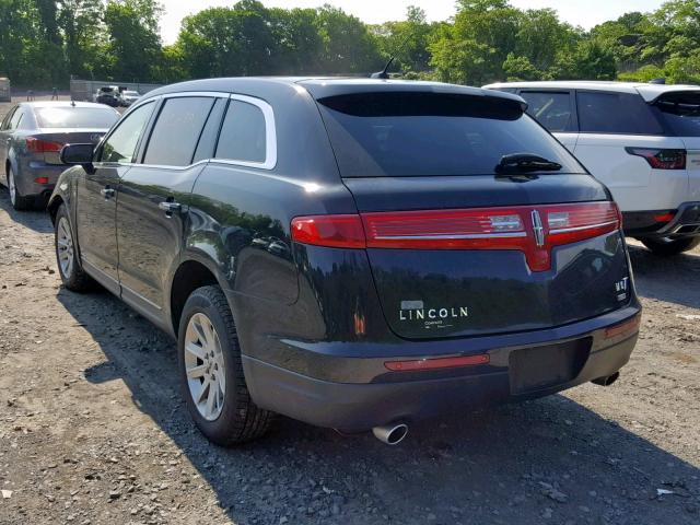 2LMHJ5NK0EBL53108 - 2014 LINCOLN MKT BLACK photo 3