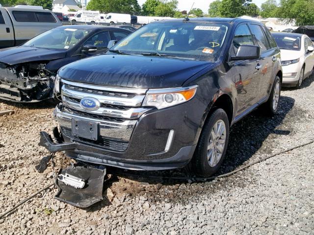 2FMDK4JCXBBA83106 - 2011 FORD EDGE SEL BLACK photo 9