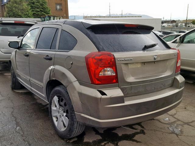 1B3HB48B57D254446 - 2007 DODGE CALIBER SX GOLD photo 3