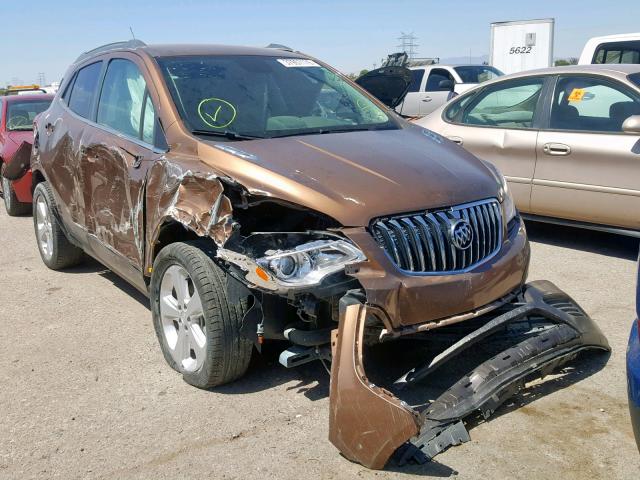 KL4CJASB7GB584890 - 2016 BUICK ENCORE BROWN photo 1