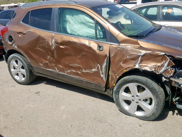 KL4CJASB7GB584890 - 2016 BUICK ENCORE BROWN photo 9