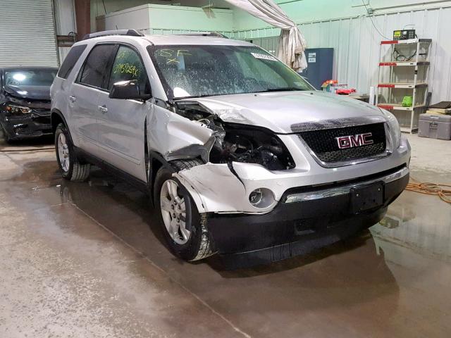 1GKLRKED3AJ228021 - 2010 GMC ACADIA SL SILVER photo 1