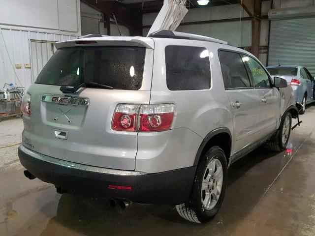 1GKLRKED3AJ228021 - 2010 GMC ACADIA SL SILVER photo 4