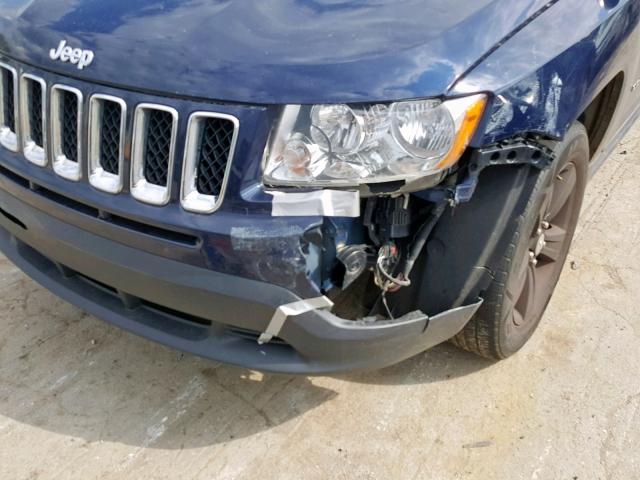 1C4NJCBB0DD169386 - 2013 JEEP COMPASS SP Көк фото 9