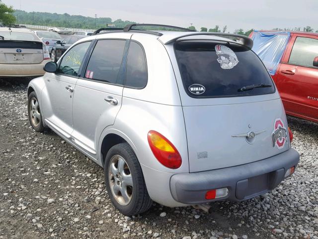 3C8FY4BB51T653404 - 2001 CHRYSLER PT CRUISER SILVER photo 3