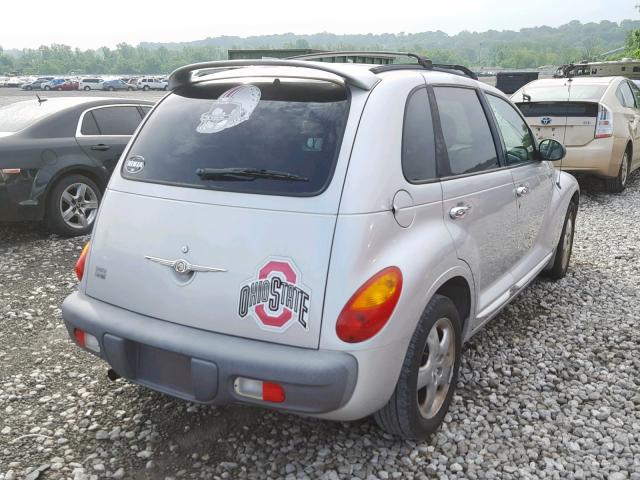 3C8FY4BB51T653404 - 2001 CHRYSLER PT CRUISER SILVER photo 4