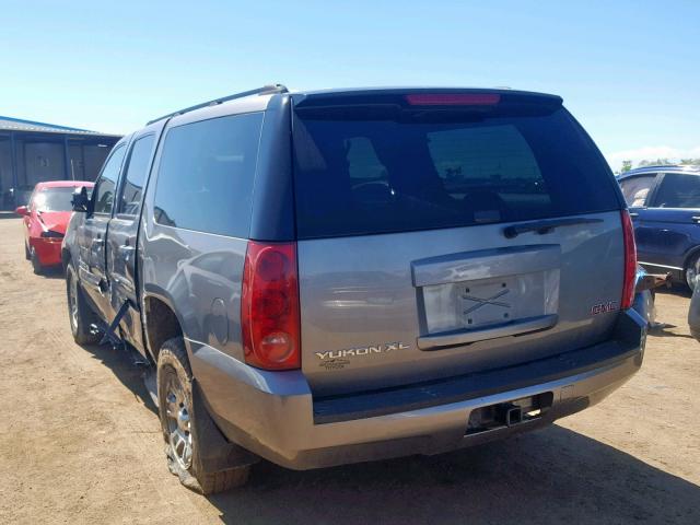 1GKFK16397J175304 - 2007 GMC YUKON XL K CHARCOAL photo 3