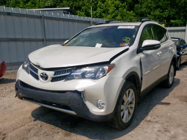 JTMDFREV2DD023268 - 2013 TOYOTA RAV4 LIMIT WHITE photo 2