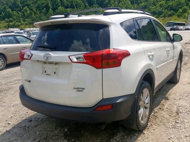 JTMDFREV2DD023268 - 2013 TOYOTA RAV4 LIMIT WHITE photo 4