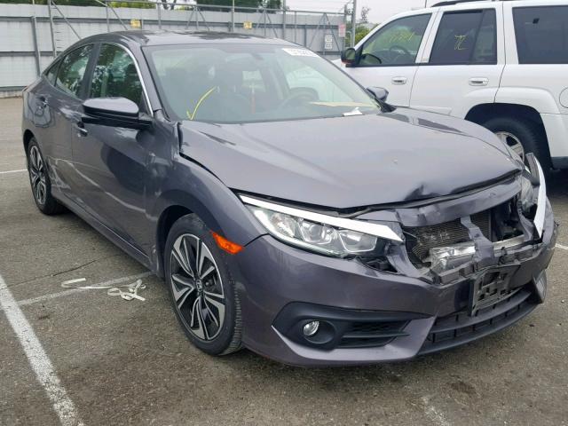 2HGFC1F79GH637276 - 2016 HONDA CIVIC EXL GRAY photo 1