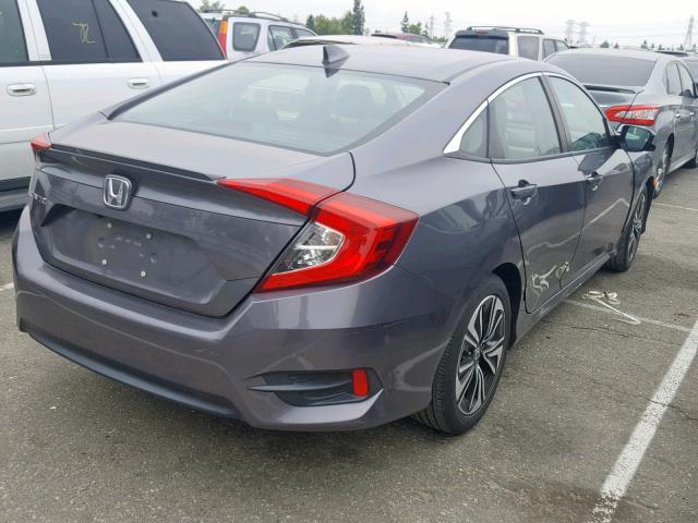 2HGFC1F79GH637276 - 2016 HONDA CIVIC EXL GRAY photo 4