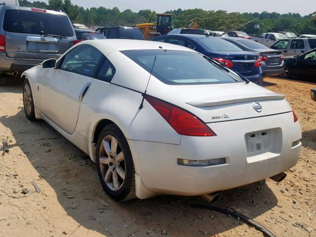 JN1AZ34E64M154425 - 2004 NISSAN 350Z COUPE WHITE photo 3