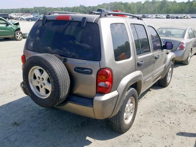 1J4GK58K73W632047 - 2003 JEEP LIBERTY LI BROWN photo 4